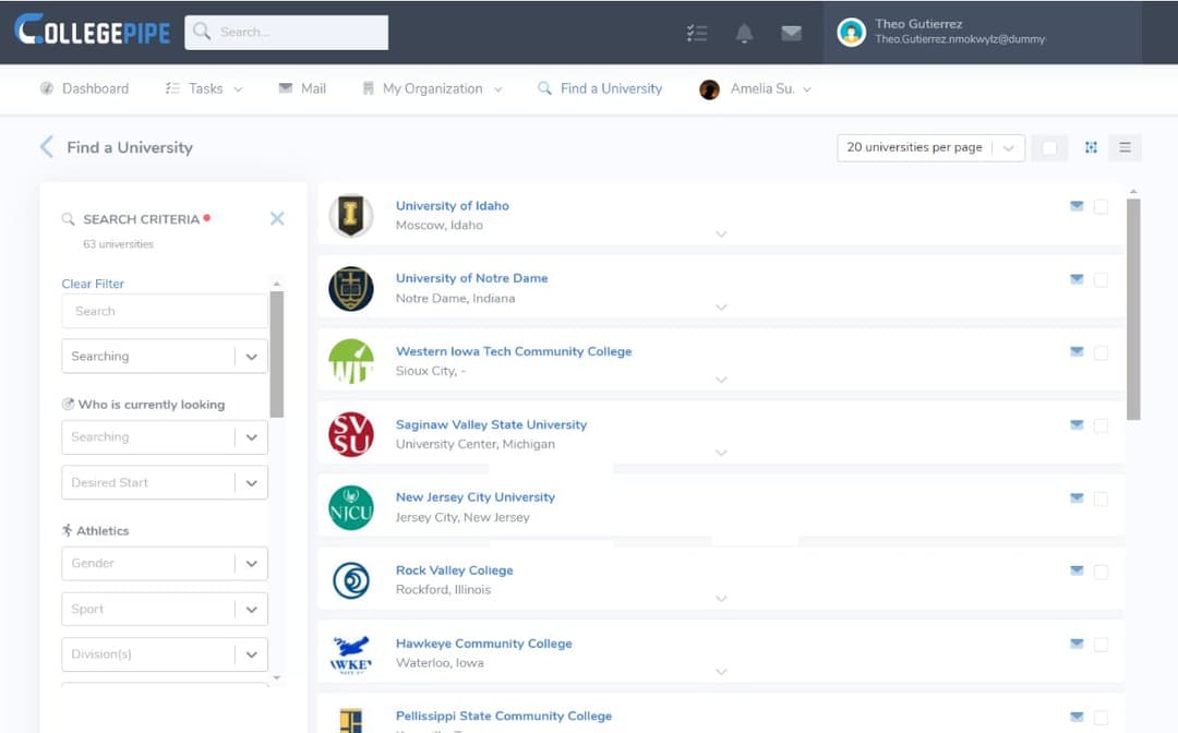 Smarthlete - Your Recruiting Process on Smarthlete